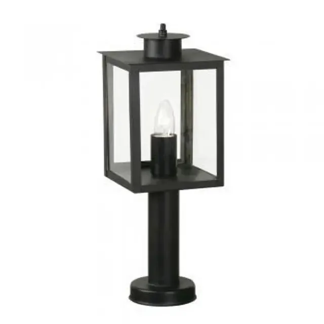 Saxton Black IP44 Pedestal Post Top Light