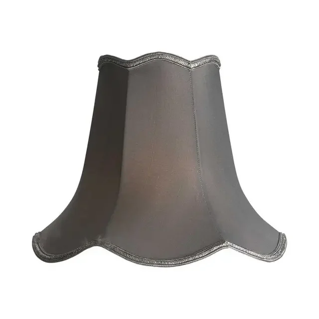 Scallop Slate Grey 25cm Shade Only