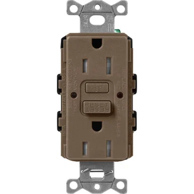 SCR-15-GFST-EP Lutron Claro Tamper-resistant Gfci Duplex Receptacle, 15-AMP