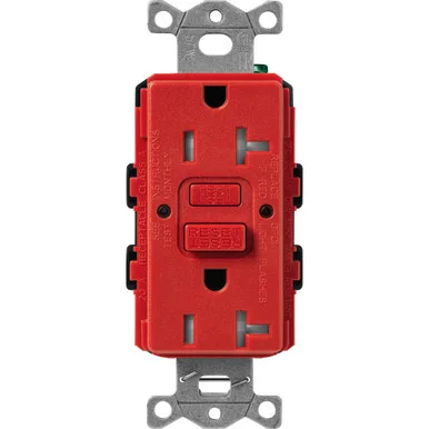 SCR-20-GFST-SR Lutron Claro Tamper-resistant Gfci Duplex Receptacle, 20-AMP