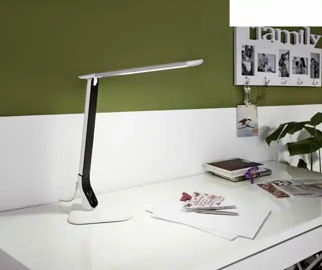 Sellano White and Black Table Lamp