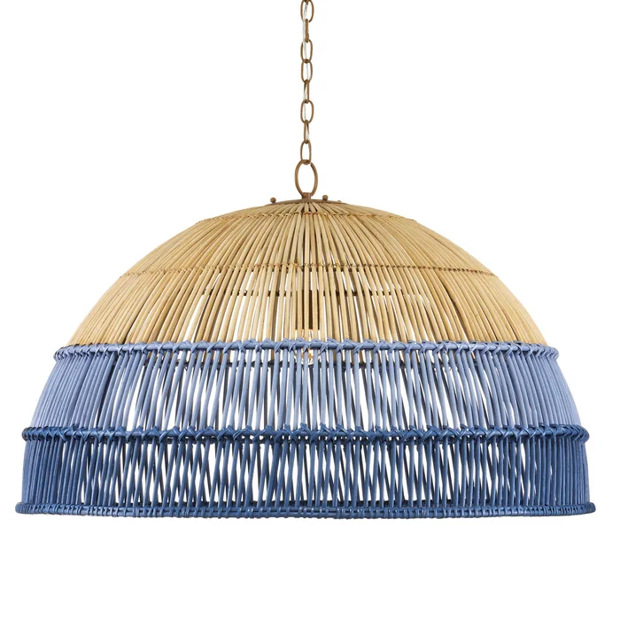 Senjyo Collection One Light Pendant in Khaki/Cornflower Blue/Bluebonnet (142|9000-0924)