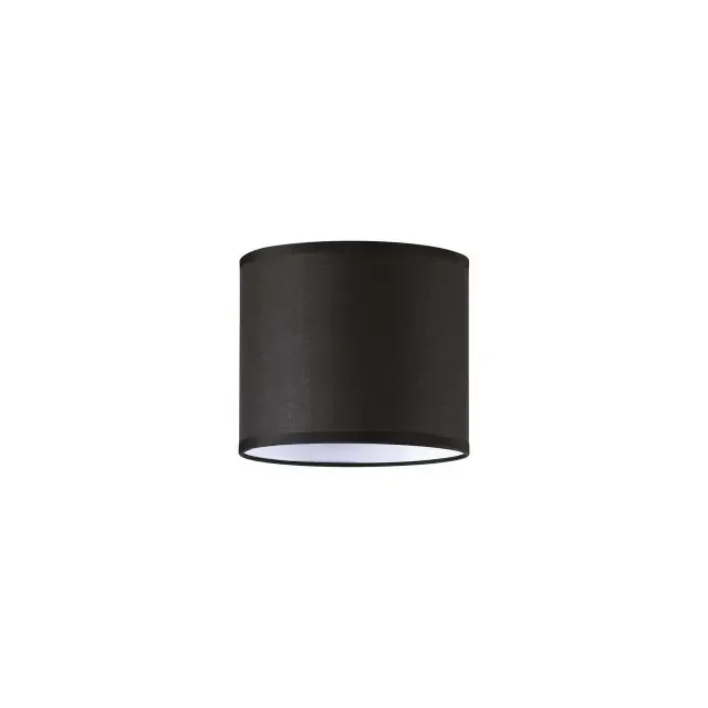 Set Up Paralume Black Cylindrical 16cm Shade Only