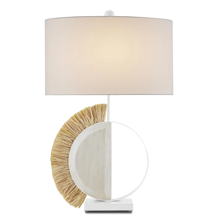 Seychelles Collection One Light Table Lamp in White/Sandstone/Natural (142|6000-0796)
