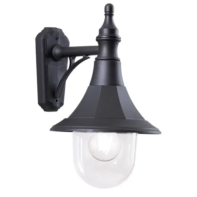 Shannon Black IP44 Wall Light