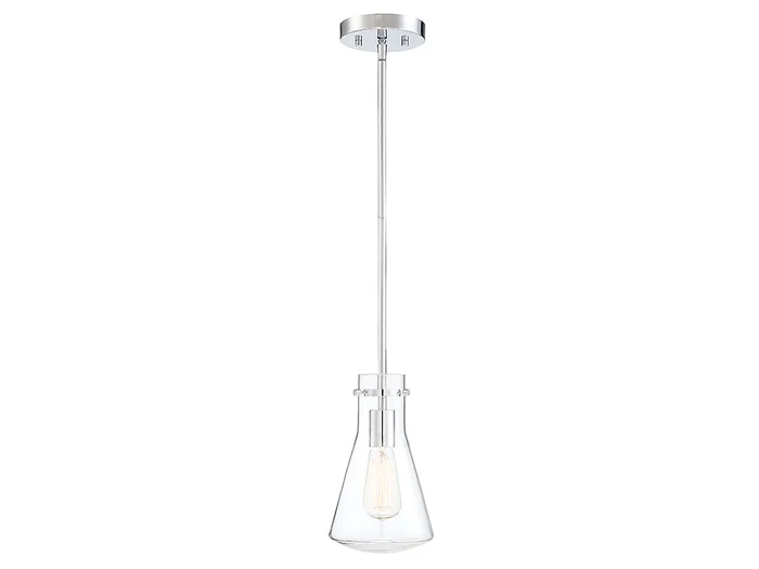 Shoppers Lighting SH70063CH Katherine One Light Pendant, Chrome