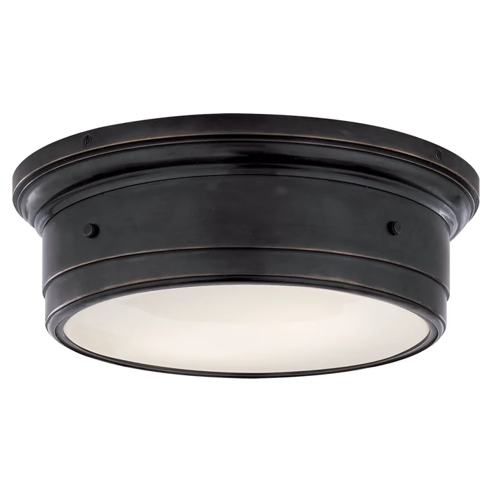 Siena2 Two Light Flush Mount, Bronze