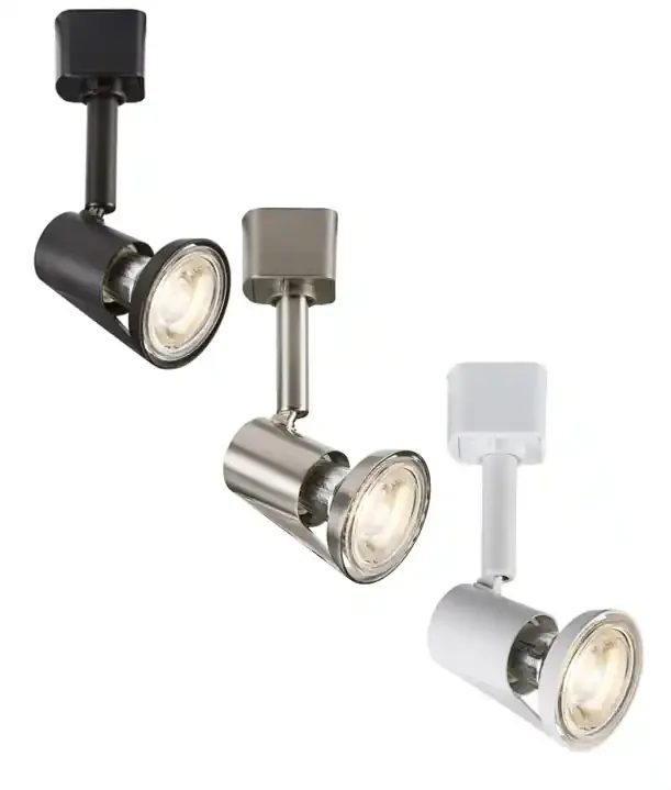 Simple Adjustable GU10 Track Head – 3 Finishes