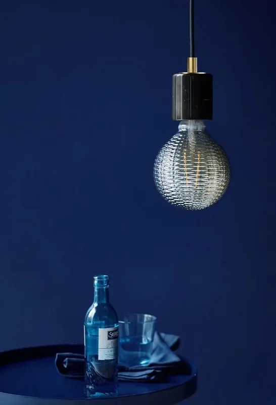 Siv Black with Brass Detail Pendant Light – Clearance