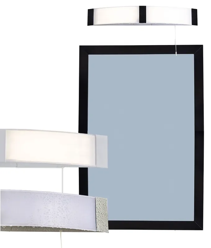 Slim LED Shaver Light – Dual Voltage Socket