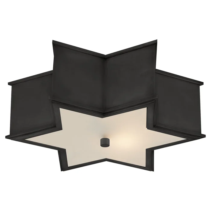 Sophia Three Light Flush Mount, Gun Metal