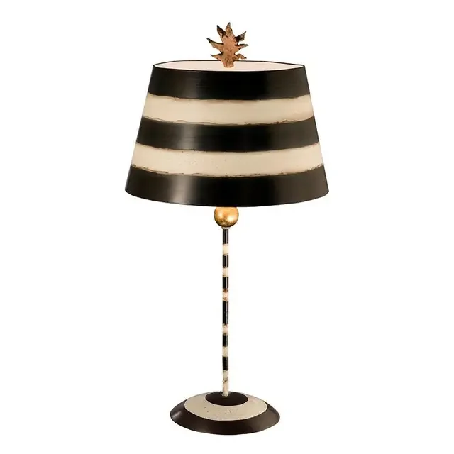 South Beach Gold and Black Table Lamp
