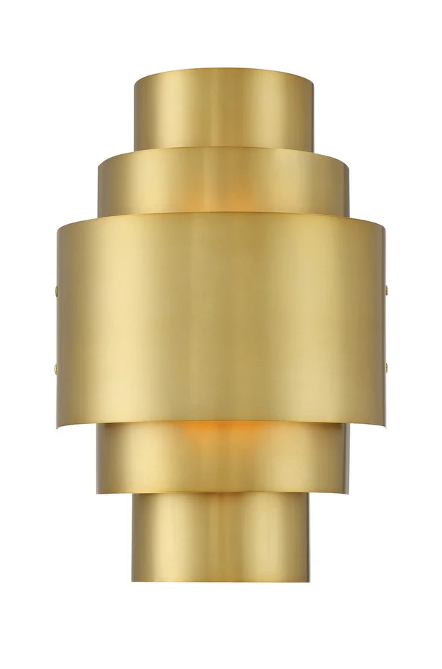 SpyGlass Terrace Two Light Wall Sconce in Soft Brass (7|2532-695)