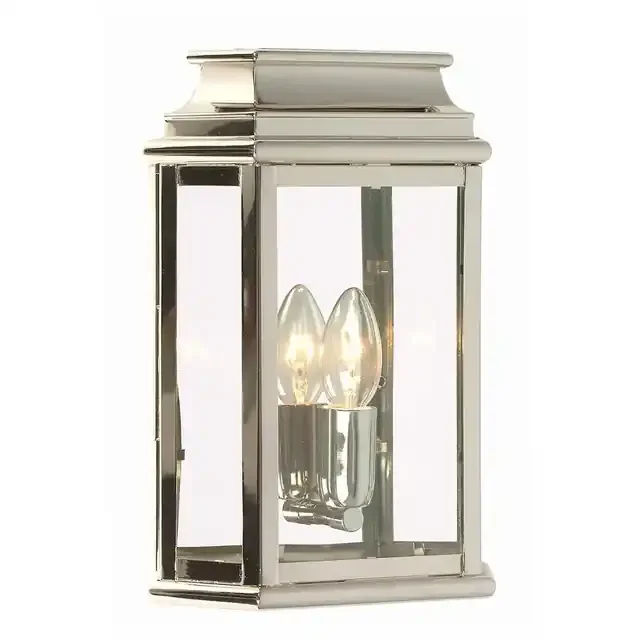St Martins Polished Nickel IP44 Wall Light
