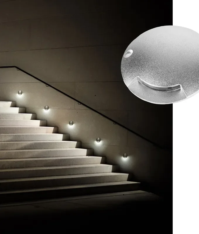 Surface Mounted Exterior LED Low Glare Light – Dia 70mm