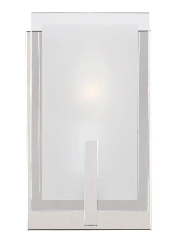 Syll Collection – One Light Wall / Bath Sconce | Finish: Chrome – 4130801EN-05