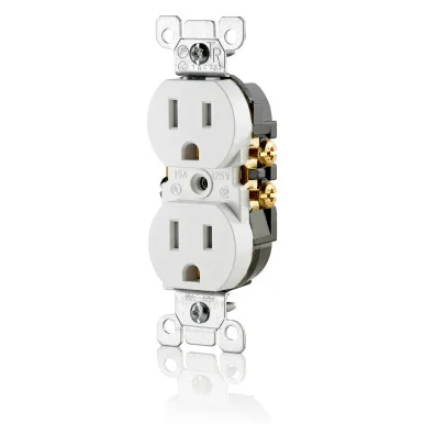 T5320-W White Nema5-15R Duplex Receptacle