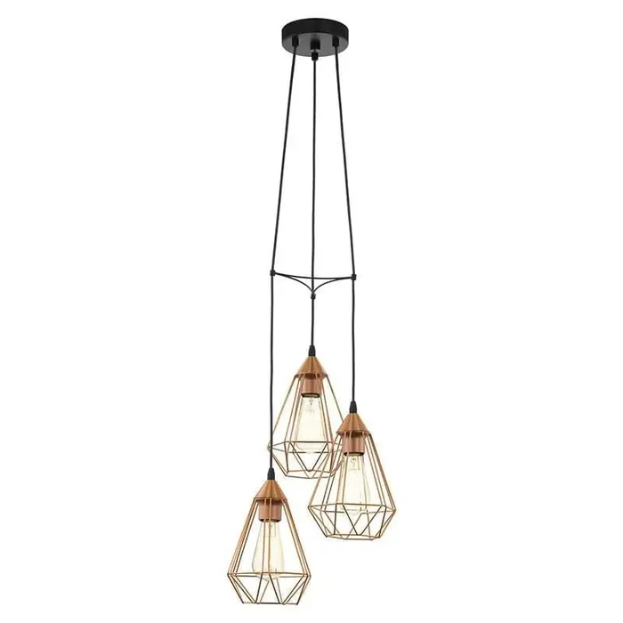 Tarbes Triple Pendant Light Thin