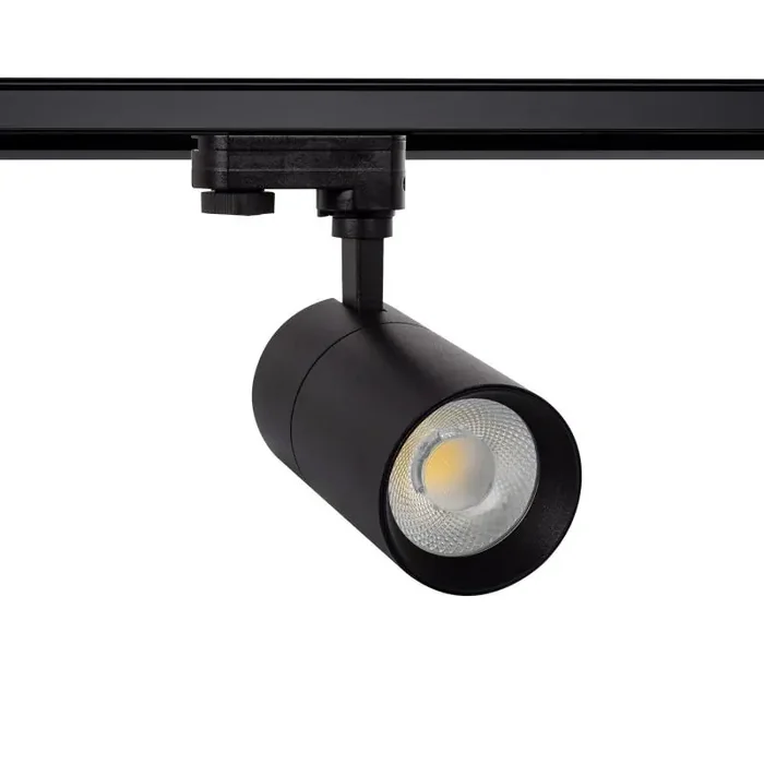 Three Circuit 20W Cool White Track Light Dimmable LED New Mallet – Black – Online Lighting