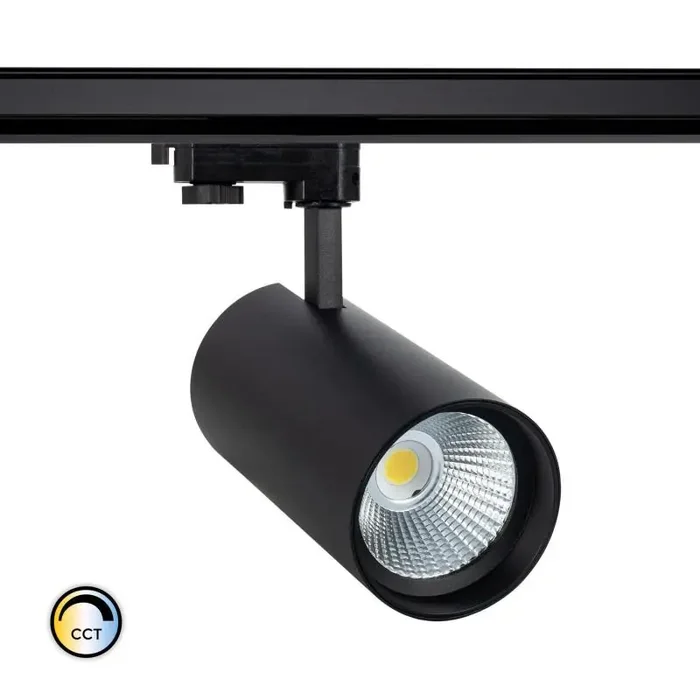 Three Circuit 30W Colour Selectable CCT LED Track Light New d‘Angelo CRI90 LIFUD – Black – Online Lighting