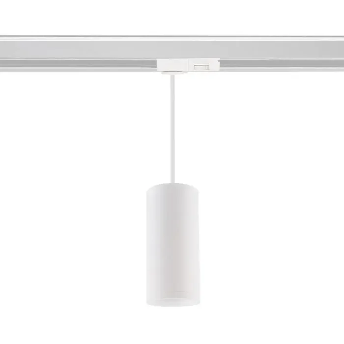 Three Circuit Track Pendant Light GU10 Lampholder Quartz- White – Online Lighting
