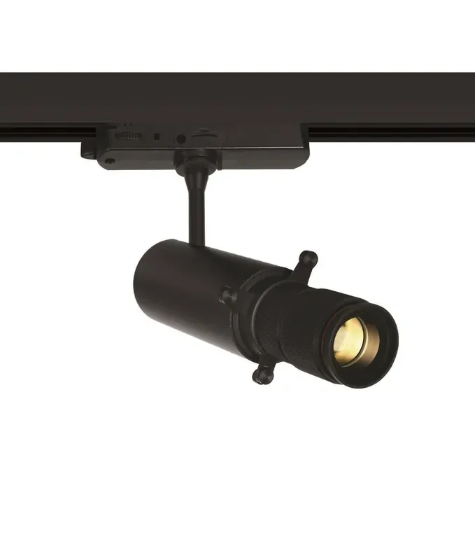 Three-Circuit Track Spotlight with Adjustable Zoom Focus & Framing Shutters