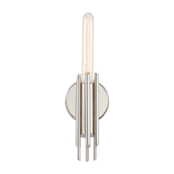 Torres One Light Vanity in Polished Nickel (452|WV335409PN)