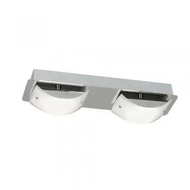 Torva 2 Light Chrome LED Wall Light