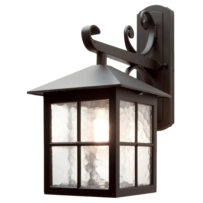 Traditional outdoor coach down lantern – Black (0178WINBL19)
