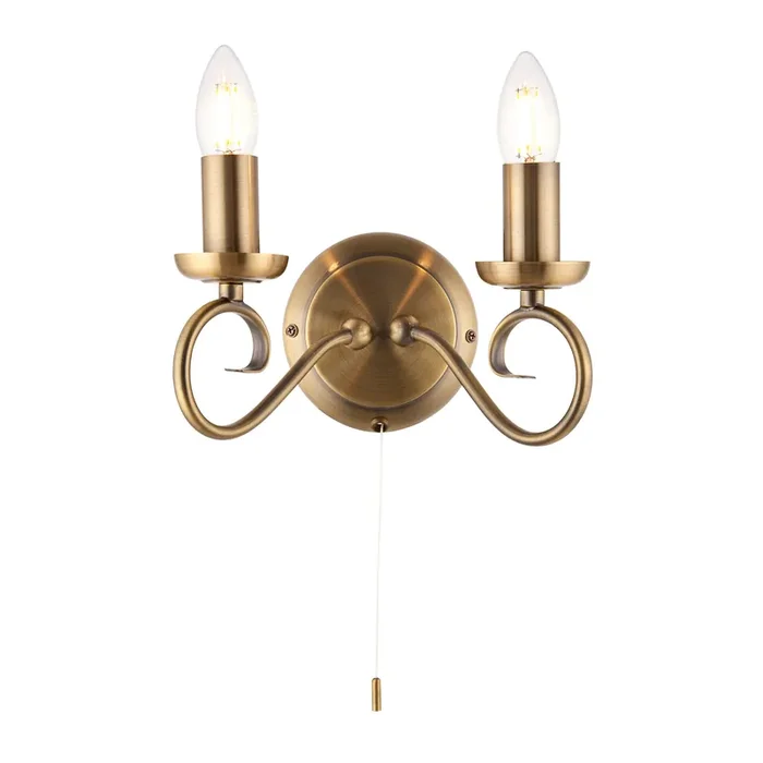 Trafford Double Wall Light