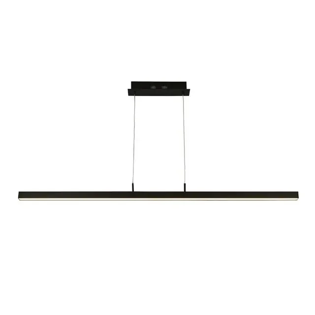 Tribeca Matt Black CCT Led Bar Pendant Light