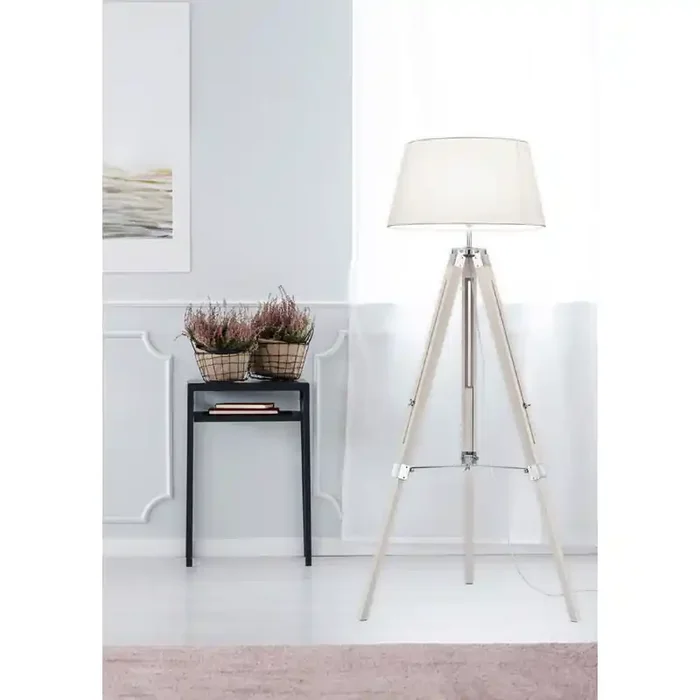 Tripod White Floor Lamp
