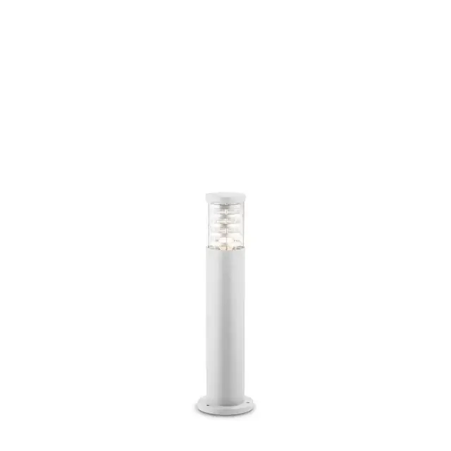 Tronco PT1 White with Glass Diffuser 60cm IP44 Bollard