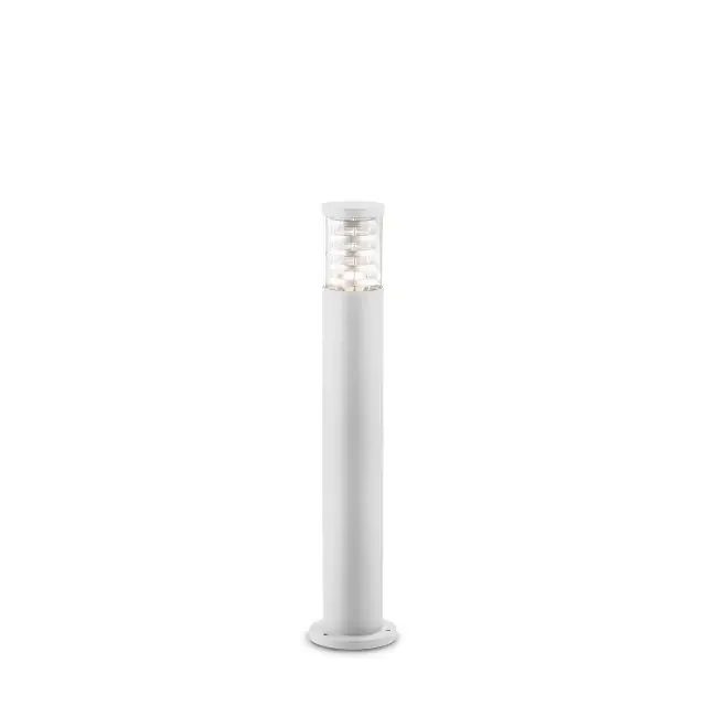 Tronco PT1 White with Glass Diffuser 80cm IP44 Bollard