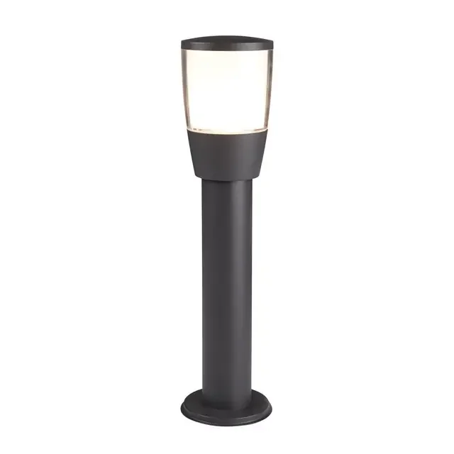 Tucson Outdoor Dark Grey with Opal Shade 45cm Bollard