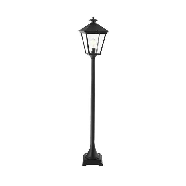 Turin Black IP54 Bollard