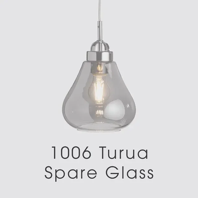 Turua Smoked 18.5cm Glass Only