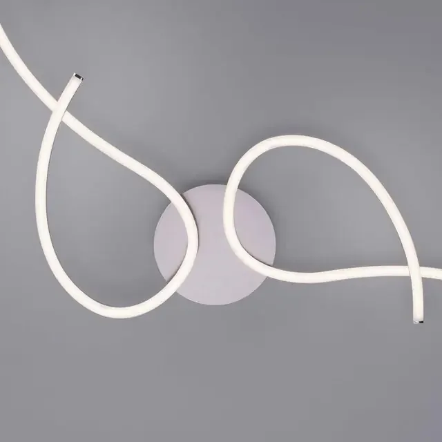 TYLER 2 Light Silver LED Ceiling Light