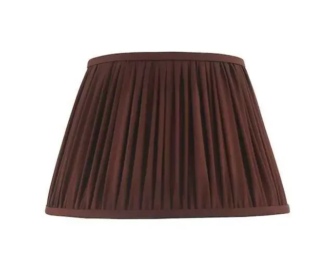 Ulyana 40cm Burgundy Pleated Shade Only