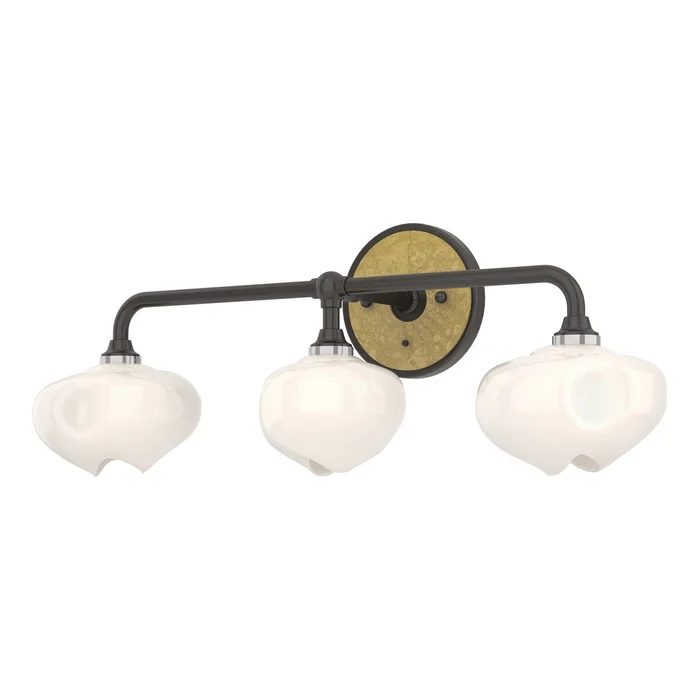 Ume Three Light Bath Sconce in Oil Rubbed Bronze (39|201342-SKT-14-86-FD0710)