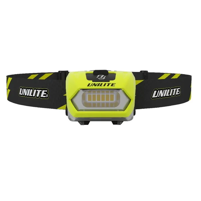 Unilite PS-HDL6R LED Helmet Mountable USB Rechargeable Dual Power Headlight 350 Lumen