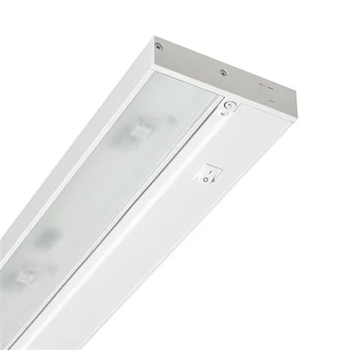 UPLED14-WH Under Cabinet LED UPLED14-WH 14″ 4-Lamp Pro Dimmable Fixture, 5.6W, 299 Lum, White Finish – Indoor Lighting Under Cabinet Light Bars