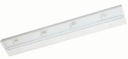 UPX430-WH 30″ 80W 12V Low Voltage 4-Lamps Xenon Bi-Pin Lamp, Pro Xenon Undercabinet Fixture, White Finish