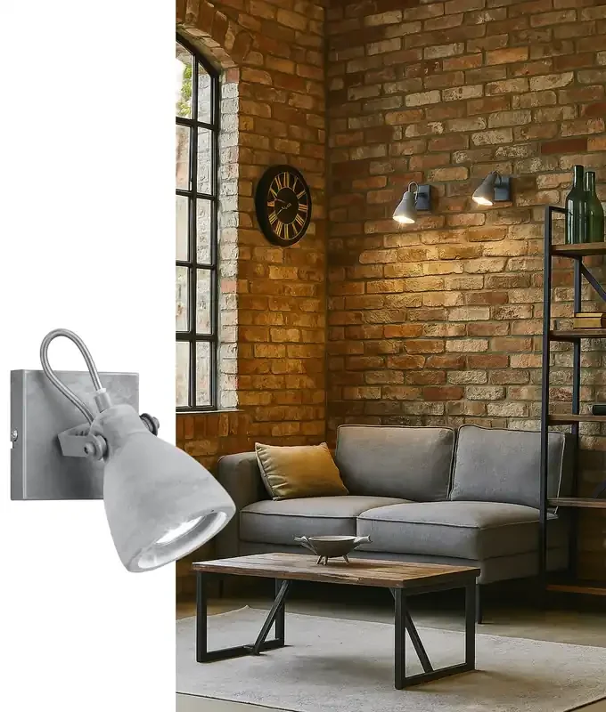 Urban Concrete Wall Spot Light – Adjustable