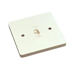 USALight US-297W – Power Feed Plate – Low Voltage Single Head – 3-Wire – White