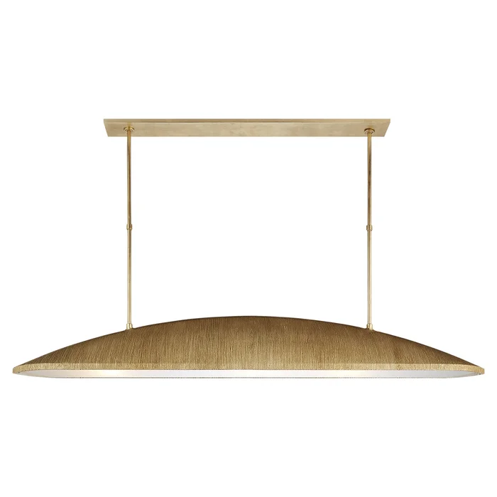 Utopia LED Linear Chandelier, Gild