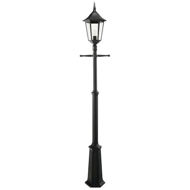 Valencia Grande Black IP54 Post Light