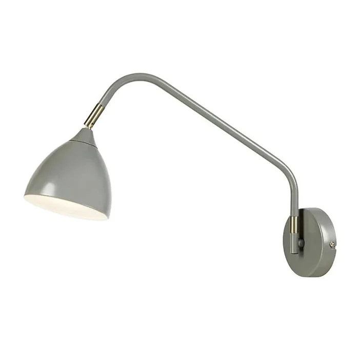 Valencia Wall Light with Plug – Grey – Online Lighting