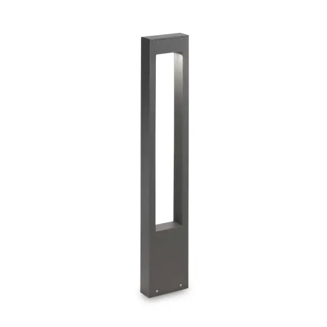 Vega PT1 Anthracite with Clear Glass Diffuser IP44 Bollard