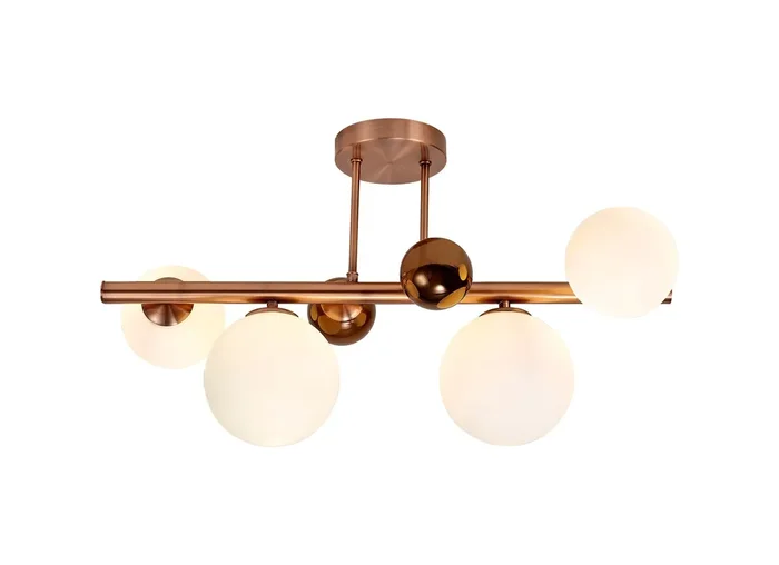 Venus Copper Semi Flush